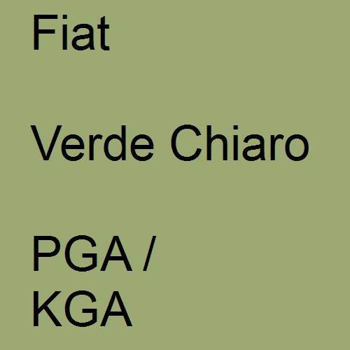 Fiat, Verde Chiaro, PGA / KGA.